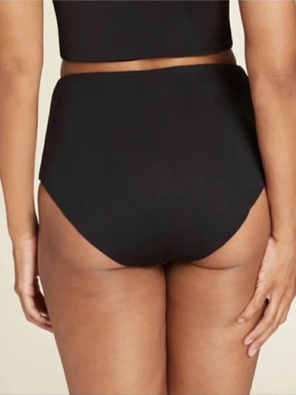 Andie Swim The Snap Bikini Bottom In Black Size XS NWT